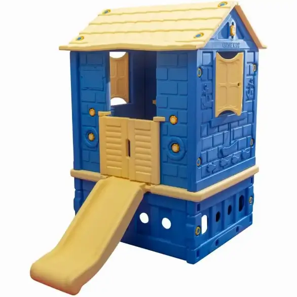 Kaydıralı oyun evi mavi