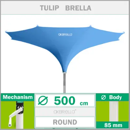 5 Metre dekoratif Tulibella lale emsiye