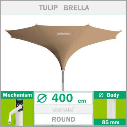 4 Metre dekoratif Tulibella lale emsiye