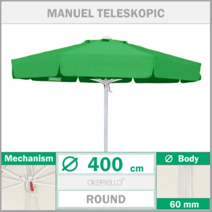400 ap manuel teleskopik emsiye