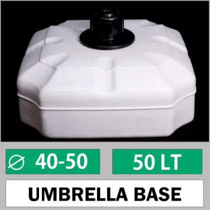 40-50mm borulu 50 LT emsiye tayc bidon altlk ayak
