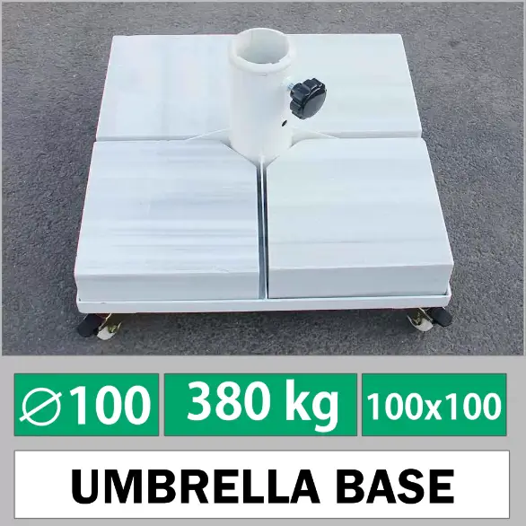 100x100 şemsiye ayağı