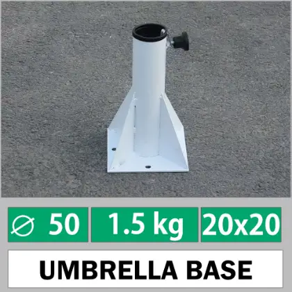 50mm boru ap emsiyeler iin sabit beton sabitleme aya, emsiye altl