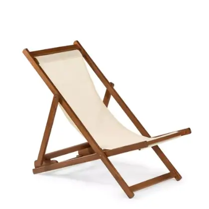 22x97x60cm Kolsuz katlanr balkon iin sandalye tipi ahap katlanr ezlong modeli