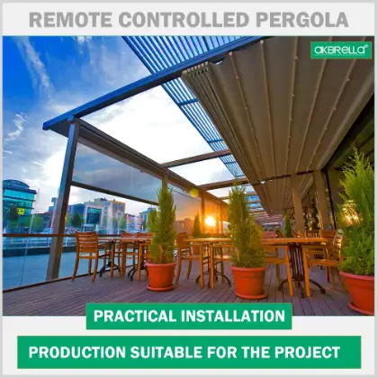 Motorlu pergola sistemleri