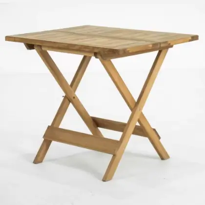 70x53x57 cm apraz ayakl ayak dayamal kayn ahap katlanr masa