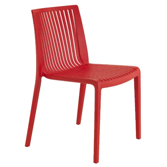 Cool plastik sandalye kırmızı