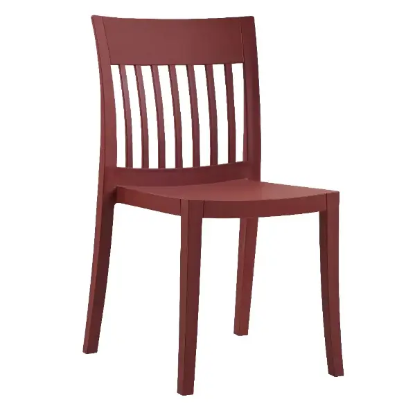 Eden S plastik sandalye kırmızı