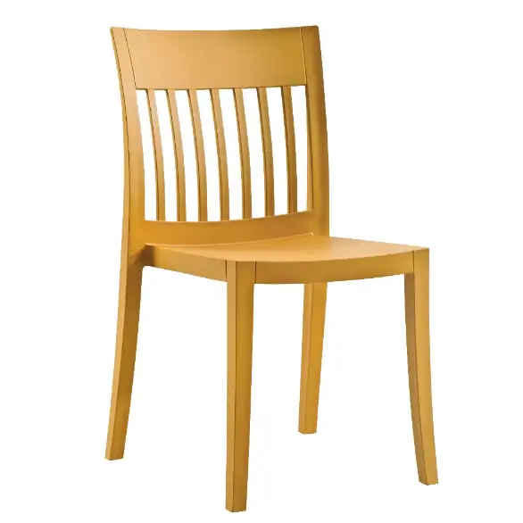 Eden S plastik sandalye sarı