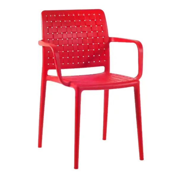 Frame kollu sandalye kırmızı