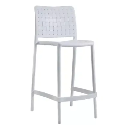 Frame S-65 bar sandalye beyaz