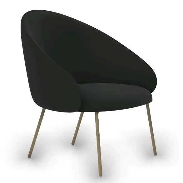 Glara-1 sandalye siyah