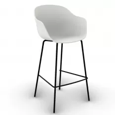 Globe-Bar sandalye beyaz