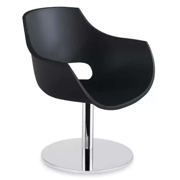Opal-M plastik sandalye siyah