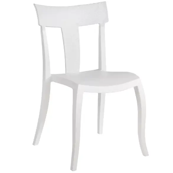 Toro-S Rattan sandalye beyaz