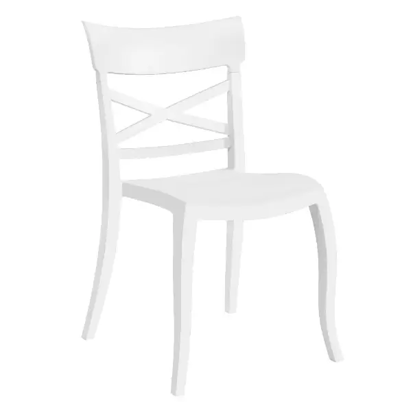 X-Sera-S plastik sandalye beyaz