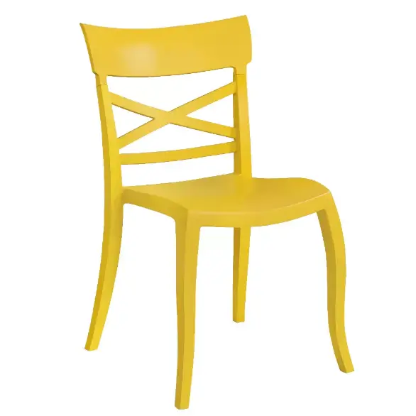 X-Sera-S plastik sandalye sarı