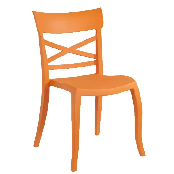 X-Sera-S plastik sandalye turuncu