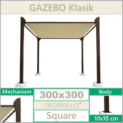 Gazebo Bahe Glgelendirme 3x3 Metre