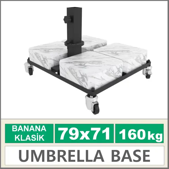 160 kg banana şemsiye ayağı