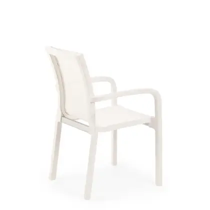 Fileli Beyaz Koltuk Sandalye 111