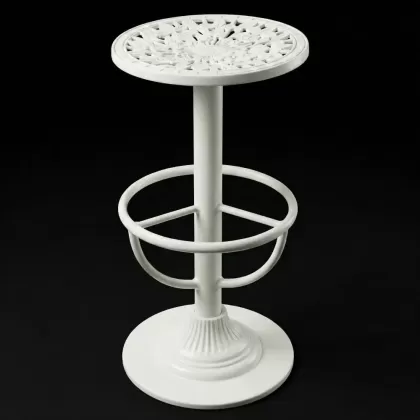 Alüminyum döküm bar taburesi beyaz
