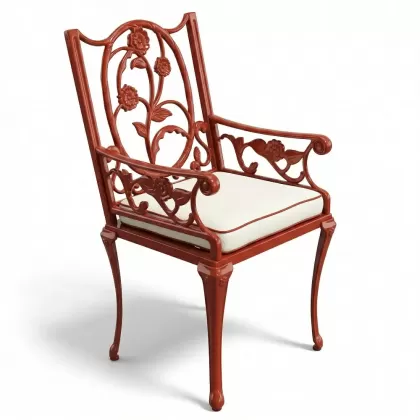 Alüminyum döküm kiremitrengi ferforje sandalye