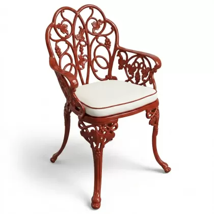  Alüminyum döküm kiremitrengi ferforje sandalye