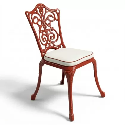 Alüminyum döküm kiremitrengi ferforje sandalye