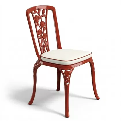 Alüminyum döküm kiremitrengi ferforje sandalye