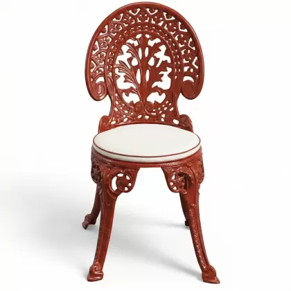 Alüminyum döküm kiremitrengi ferforje sandalye