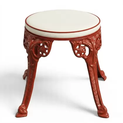 Alüminyum döküm kiremitrengi ferforje sandalye