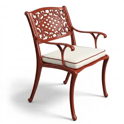 Alüminyum döküm kiremitrengi ferforje sandalye