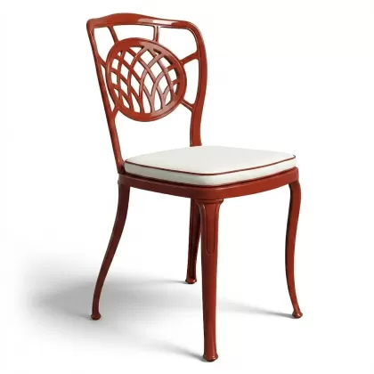 Alüminyum döküm kiremitrengi ferforje sandalye