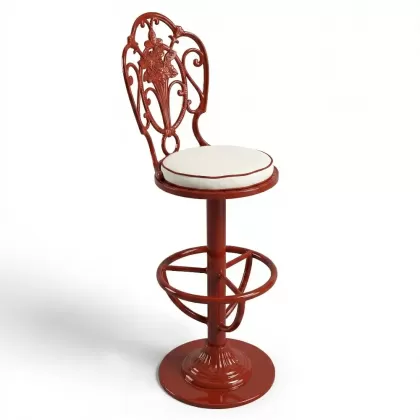  Alüminyum döküm kiremitrengi ferforje sandalye