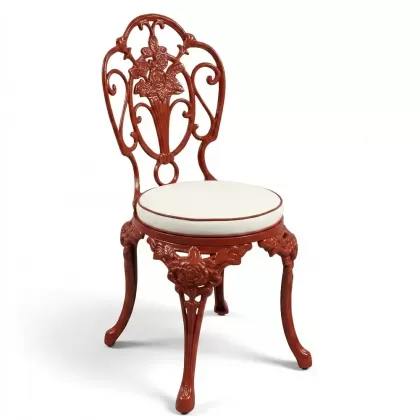 Alüminyum döküm kiremitrengi ferforje sandalye