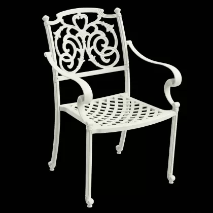 Süt beyaz döküm koltuk sandalye