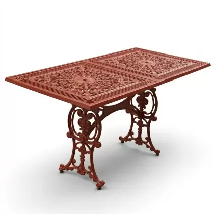 Alüminyum döküm kiremitrengi ferforje masa