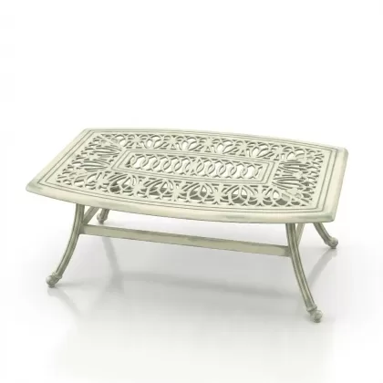 Alüminyum döküm yeşil eskitme ferforje masa