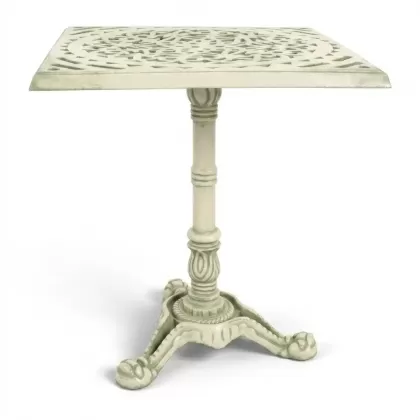 Alüminyum döküm yeşil eskitme ferforje masa