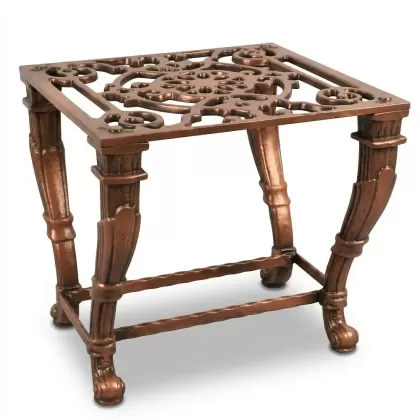 Alüminyum döküm bakır eskitme ferforje masa