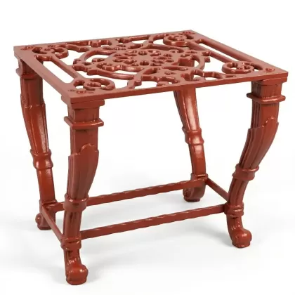 Alüminyum döküm kiremit rengi ferforje masa