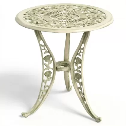 Alüminyum döküm yeşil eskitme ferforje masa