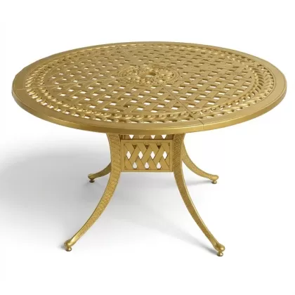 120 Çap döküm yuvarlak masa renk  gold