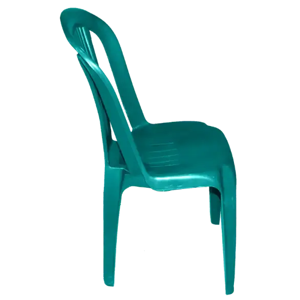 Plastik sandalye yeşil YAN