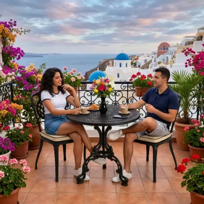 Ay motifli 2 kişilik alümünyum döküm ferforje masa seti siyah ortamda