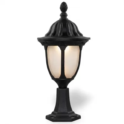 56x23 cm - DUY E27 Sivri şapkalı alüminyum döküm dekoratif bakır eskitme set üstü aydınlatma armatürleri siyah
