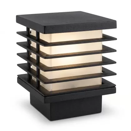 36x30 cm - E27 DUY Düz şapkalı alüminyum döküm dekoratif modern set üstü aydınlatma armatürleri siyah