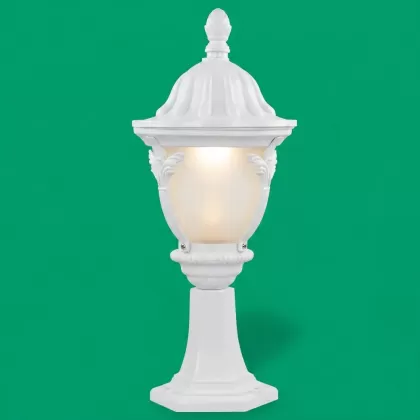61x23 cm - DUY E27 Bakır eskitme şapkalı alüminyum döküm dekoratif ferforje set üstü aydınlatma armatürleri beyaz