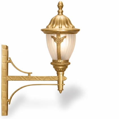 51x34 cm - DUY E27 Uzun kollu yukarı yöne bakan dekoratif alüminyum döküm duvar tipi aplik Fransız tipi dış mekan aydınlatma duvar apliği gold altın